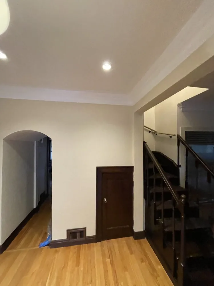 Interior: water damage rebuild — after restoration